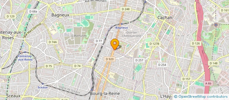 localisation de l'entreprise MECAGINE à CACHAN