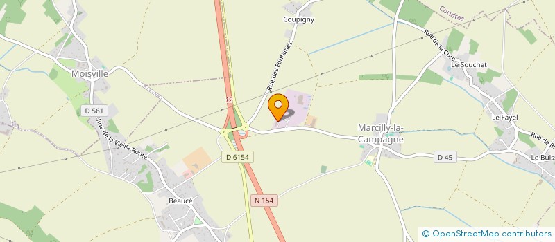 localisation de l'entreprise MECAGRANULES SERVICES à MARCILLY-LA-CAMPAGNE