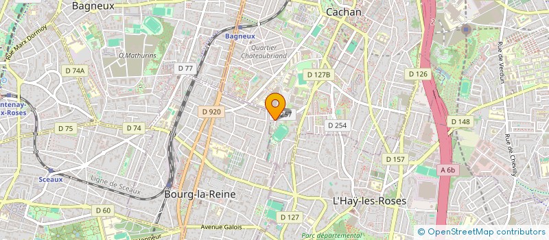 localisation de l'entreprise MECAGREG  CACHAN