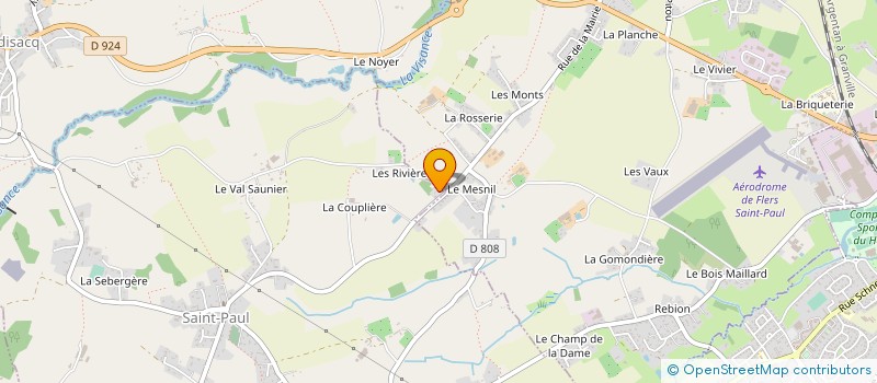 localisation de l'entreprise MECAGRICOLE à CALIGNY