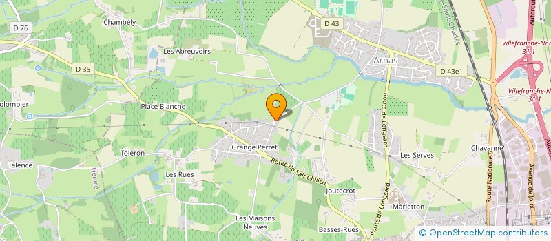 localisation de l'entreprise MECALEAN  ARNAS