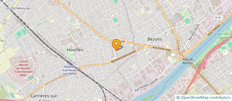 localisation de l'entreprise MECALEC à HOUILLES