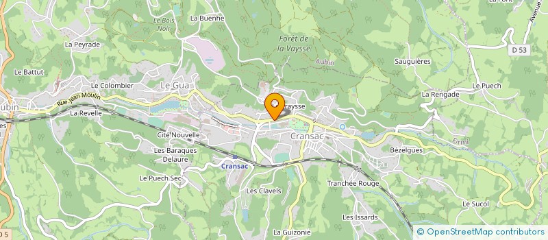 localisation de l'entreprise MECALEX  CRANSAC