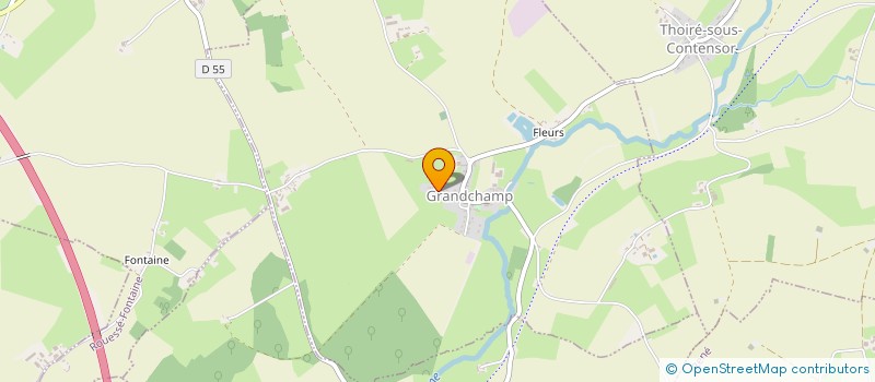 localisation de l'entreprise MECALEX  GRANDCHAMP