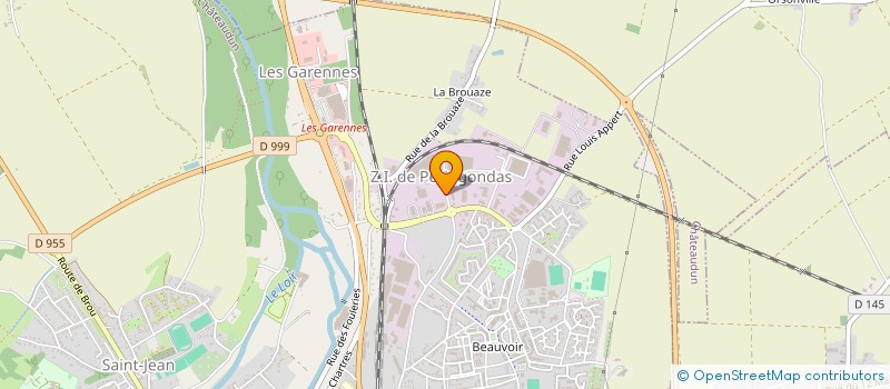 localisation de l'entreprise MECALOIR à CHATEAUDUN