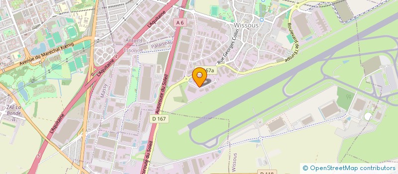 localisation de l'entreprise MECALUX FRANCE à WISSOUS