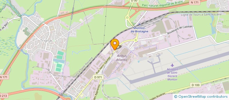 localisation de l'entreprise MECAMAINT  MONTOIR-DE-BRETAGNE