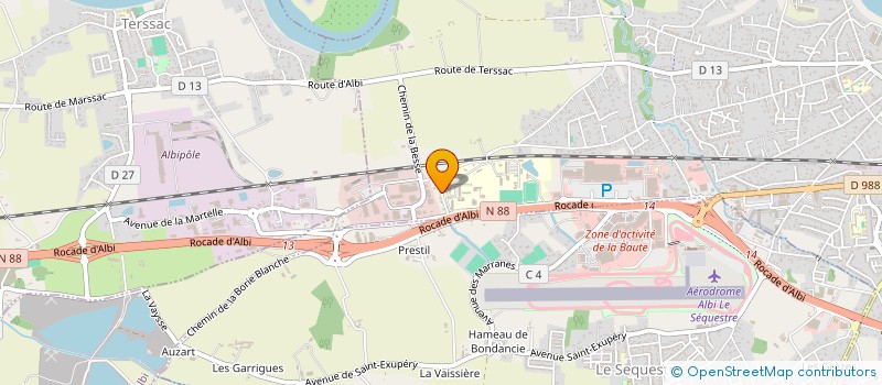 localisation de l'entreprise MECAMATIC  ALBI