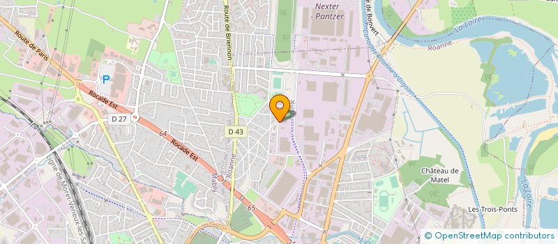 localisation de l'entreprise MECAMERCIER  ROANNE