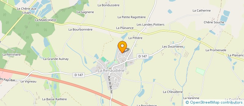localisation de l'entreprise MECAMIGUE  SEVREMOINE