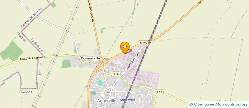 localisation de l'entreprise MECAMILL à ANGERVILLE