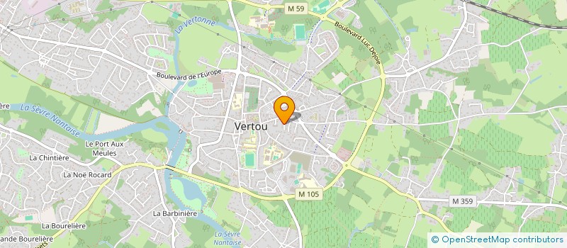 localisation de l'entreprise MECAMOTEC à VERTOU
