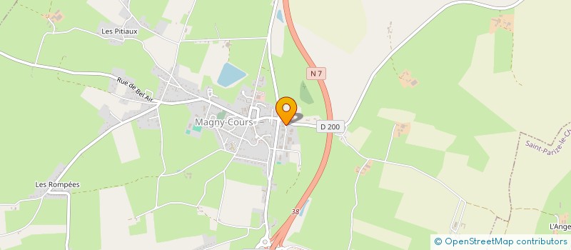 localisation de l'entreprise MECAMOTEUR  MAGNY-COURS