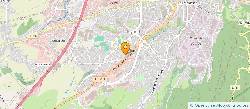 localisation de l'entreprise MECANELEC ETABLISSEMENTS GRUFFY à ANNECY