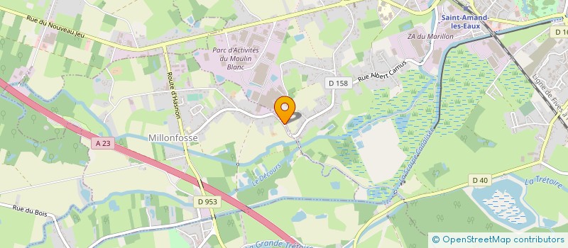 localisation de l'entreprise MECANELEC SOC à SAINT-AMAND-LES-EAUX