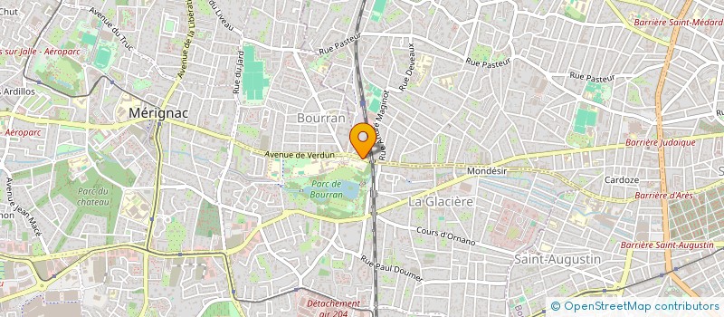 localisation de l'entreprise MECANEO à MERIGNAC