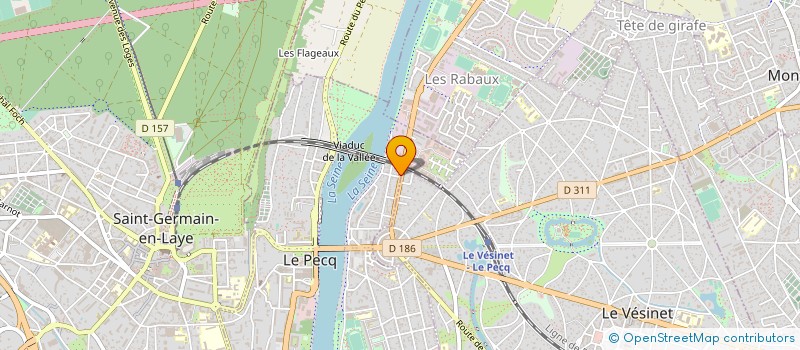 localisation de l'entreprise MECANERAL à LE PECQ