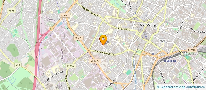 localisation de l'entreprise MECANETUDE à TOURCOING