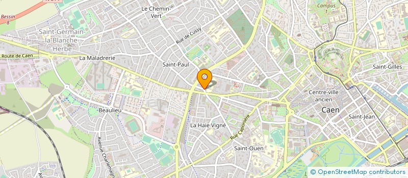 localisation de l'entreprise MECANEUF à CAEN