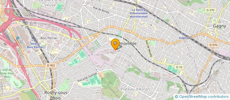 localisation de l'entreprise MECANI PLAST à VILLEMOMBLE