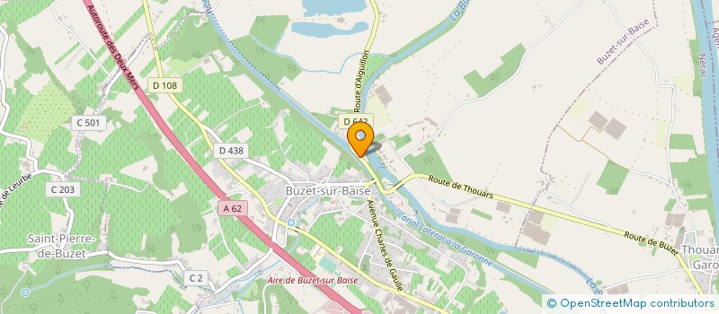 localisation de l'entreprise MECANIC EN 1 CLIC à BUZET-SUR-BAISE