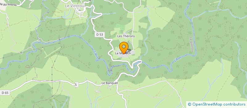 localisation de l'entreprise MECANIC'S MOTOSPORT SERVICES  LE VINTROU