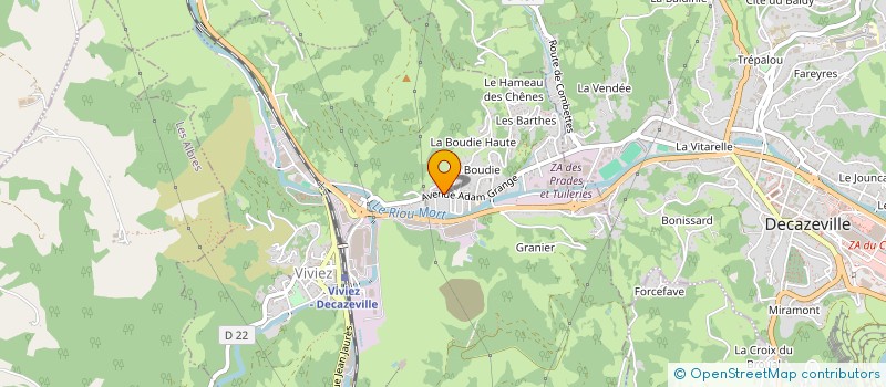 localisation de l'entreprise MECANIQUE ALTERNATIVE  VIVIEZ