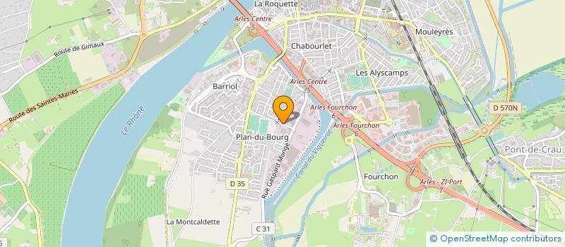 localisation de l'entreprise MECANIQUE ARLESIENNE DE PRECISION à ARLES