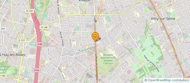 localisation de l'entreprise MECANIQUE AUTO 94  VILLEJUIF