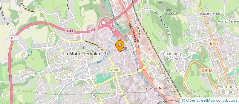 localisation de l'entreprise MECANIQUE AUTO A DOMICILE à LA MOTTE-SERVOLEX