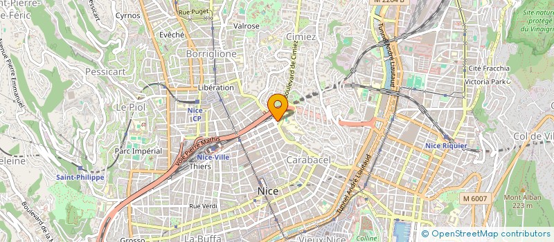 localisation de l'entreprise MECANIQUE AUTO DEPANNAGE à NICE