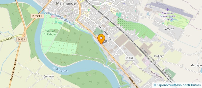 localisation de l'entreprise MECANIQUE AUTO MARMANDAIS  MARMANDE