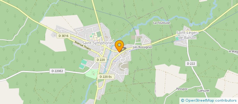 localisation de l'entreprise MECANIQUE CARROSSERIE DES ROSSIGNEUX à SAINT-SYMPHORIEN