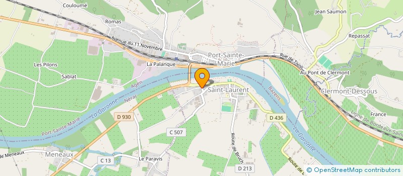 localisation de l'entreprise MECANIQUE CARROSSERIE MILLIOT  PORT-SAINTE-MARIE