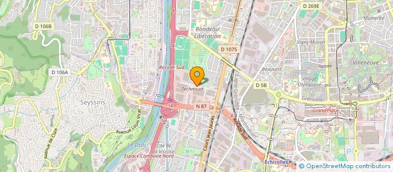 localisation de l'entreprise MECANIQUE CETRA  GRENOBLE