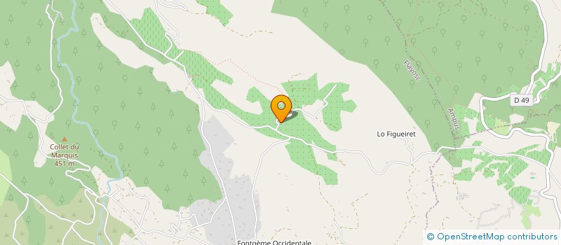 localisation de l'entreprise MECANIQUE CHAUDRONNERIE VEHICULES INDUSTRIELS  FLAYOSC