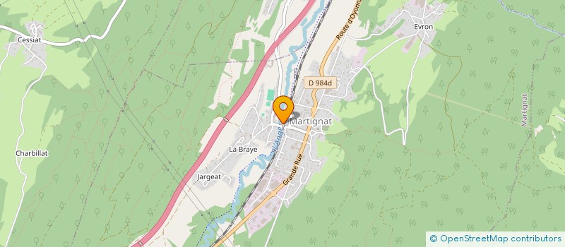 localisation de l'entreprise MECANIQUE CONSTRUCT INSTALL INDUSTRIELLE  MARTIGNAT