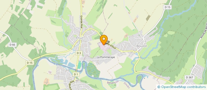 localisation de l'entreprise MECANIQUE DE GRANDE PRECISION à VORAY SUR L'OGNON