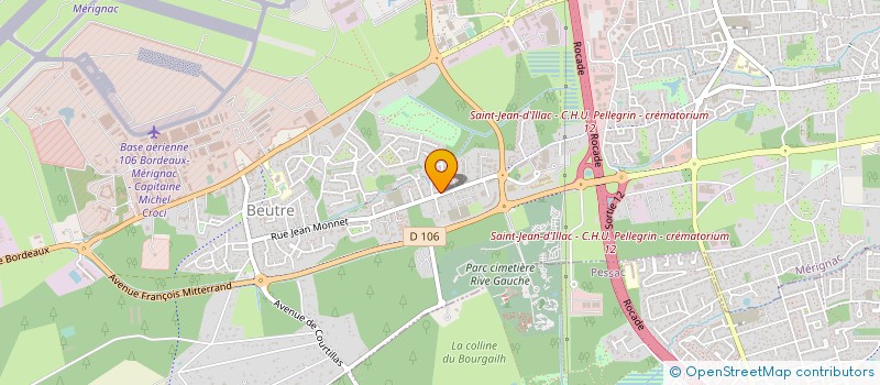 localisation de l'entreprise MECANIQUE DE PRECISION D'AQUITAINE SARL (SOCIETE) à MERIGNAC
