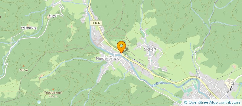 localisation de l'entreprise MECANIQUE DE PRECISION DE L'EST à MASEVAUX-NIEDERBRUCK