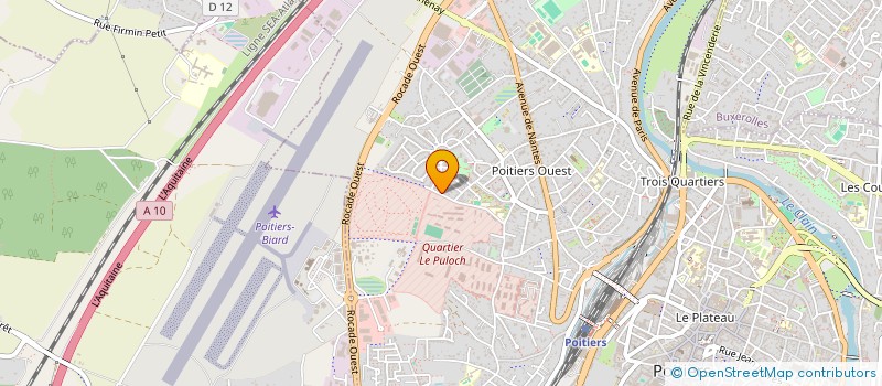localisation de l'entreprise MECANIQUE DE PRECISION ET PRODUITS METAL à POITIERS