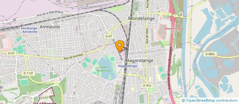 localisation de l'entreprise MECANIQUE DE PRECISION MOSELLANE à MONDELANGE