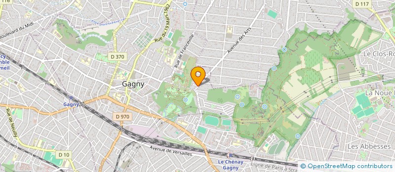 localisation de l'entreprise MECANIQUE ELECTRONIQUE TELECOM APPLI BAT à GAGNY