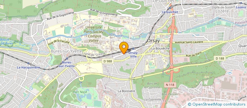 localisation de l'entreprise MECANIQUE ET DYNAMIQUE DES SYSTEMES à ORSAY