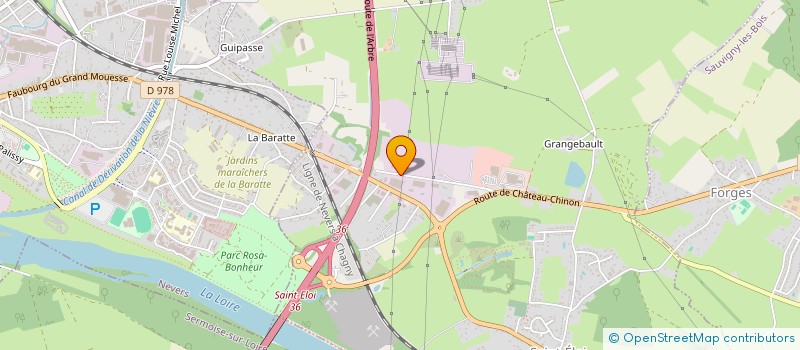 localisation de l'entreprise MECANIQUE ET SOUDURE DU CENTRE à SAINT ELOI