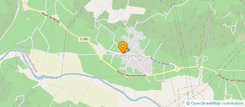 localisation de l'entreprise MECANIQUE GEN.MAINTENANCE INDUSTRIELLE  BAGNOLS-SUR-CEZE