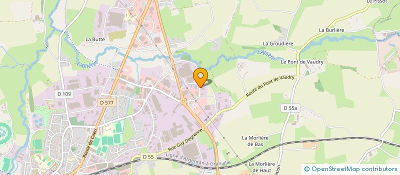 localisation de l'entreprise MECANIQUE GENERALE ANGER à VIRE NORMANDIE