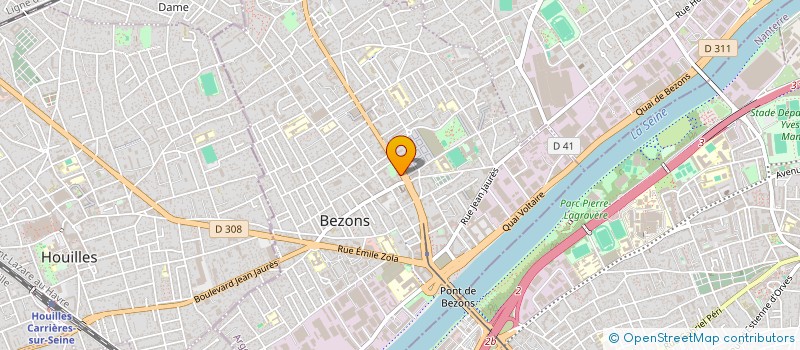 localisation de l'entreprise MECANIQUE GENERALE AUTOMOBILE à BEZONS