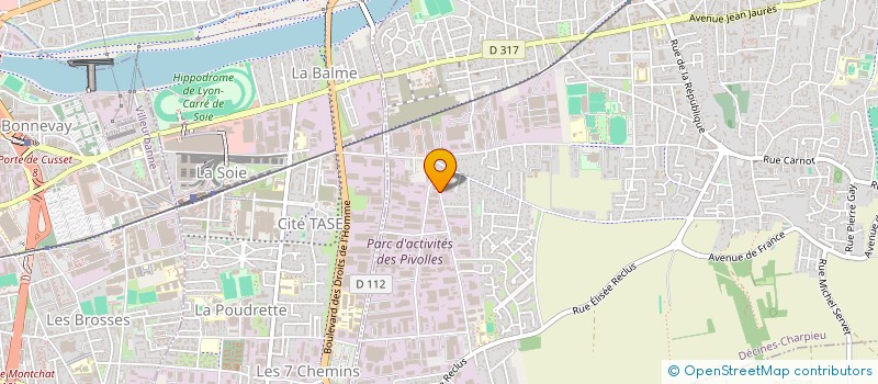 localisation de l'entreprise MECANIQUE GENERALE BOUTERFAS à DECINES-CHARPIEU