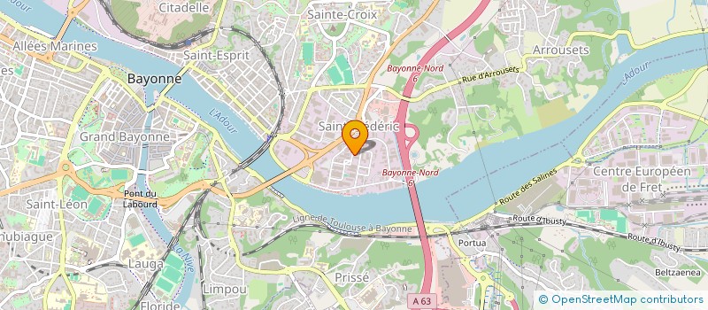 localisation de l'entreprise MECANIQUE GENERALE DE PRECISION à BAYONNE